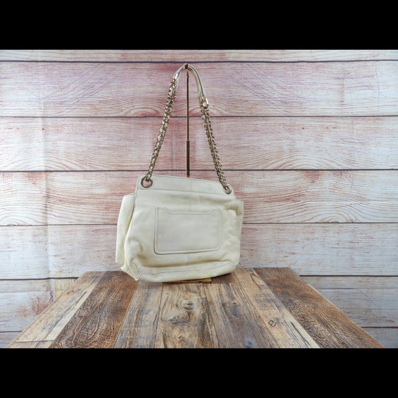 Tory Burch natural undyed leather Marion stacked crossbody - Picture 2 of 5